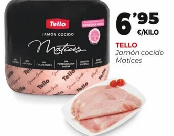 Supermercados Lupa Tello Jamón Cocido Matices oferta