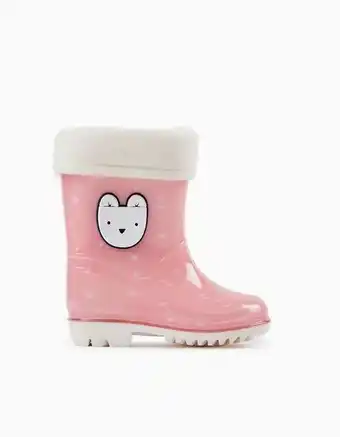 Zippy Botas de agua con patuco desmontable para bebé niña, rosa oferta