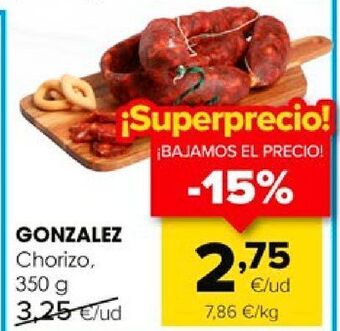 Autoservicios Familia Chorizo oferta