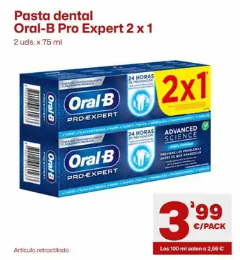 AhorraMas Pasta de dientes oral b oferta