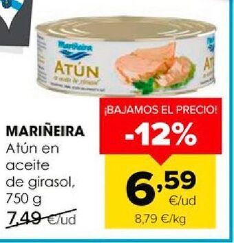 Autoservicios Familia Atún en aceite de girasol oferta
