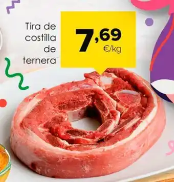 Autoservicios Familia Costillas de ternera oferta