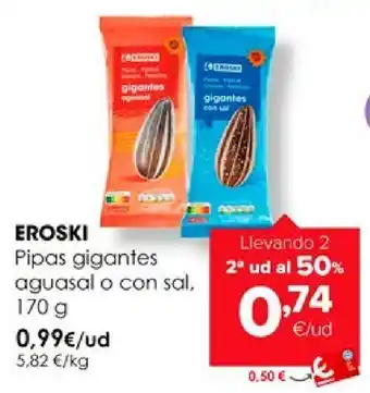 Autoservicios Familia Pipas eroski oferta