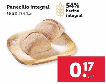 Lidl Panecillo integral oferta