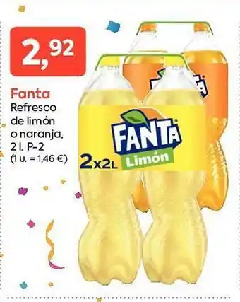 Suma Supermercados Fanta refresco de limón o naranja oferta