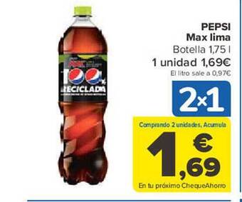 Carrefour Pepsi max lima oferta