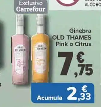 Carrefour Ginebra old thames oferta