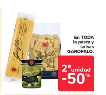 Carrefour En toda la pasta y salsas garofalo oferta