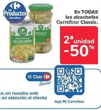 Carrefour En todas las alcachofas oferta