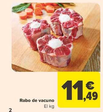 Carrefour Rabo de vacuno oferta