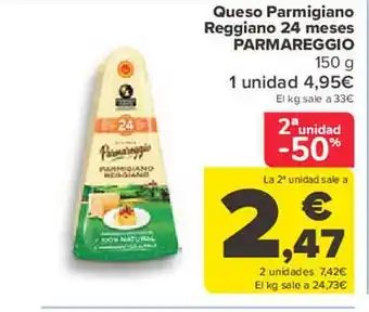 Carrefour Queso parmigiano reggiano 24 meses parmareggio oferta