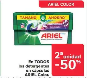 Carrefour Los detergentes en cápsulas ariel color oferta