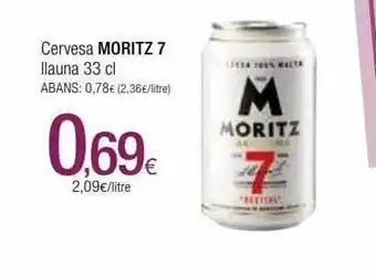 Condis Cervesa moritz 7 oferta