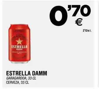 BM Supermercados Estrella damm cerveza oferta
