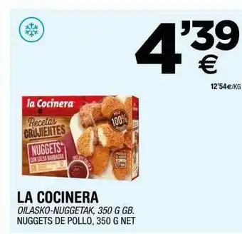 BM Supermercados La cocinera nuggets de pollo oferta