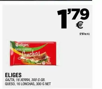 BM Supermercados Eliges queso oferta