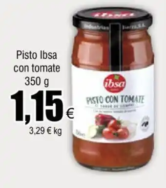 FROIZ Pisto Ibsa Con Tomate 350g oferta