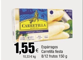 FROIZ Espárragos Carretilla fiesta 8/12 Frutos 150 g oferta