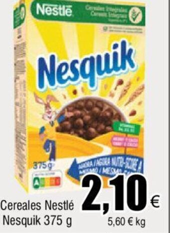 FROIZ Cereales Nestlé Nesquik 375 g oferta