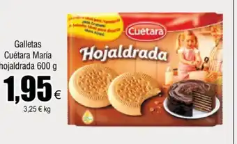 FROIZ Galletas Cuétara María Hojaldrada 600g oferta