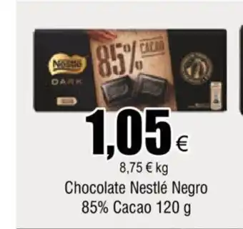 FROIZ Chocolate Nestlé Negro 85% Cacao 120g oferta