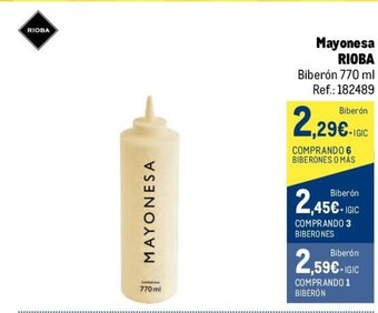 Makro Mayonesa Rioba oferta