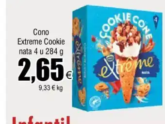 FROIZ Cono Extreme Cookie Nata 4u 284g oferta