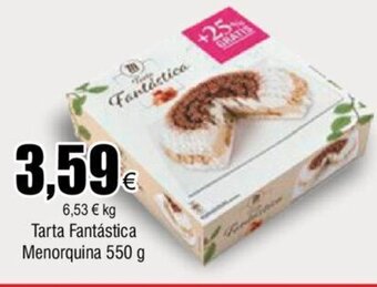FROIZ Tarta Fantástica Menorquina 550 g oferta
