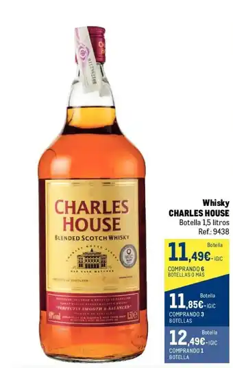 Makro Whisky Charles House oferta