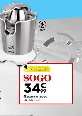 Conforama Exprimidor Sogo EXP-SS-5185 oferta