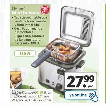 Lidl Silvercrest Mini Freidora oferta