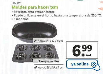 Lidl Ernesto Moldes Para Hacer Pan oferta