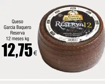 FROIZ Queso Garcia Baquero Reserva12 Meses kg oferta