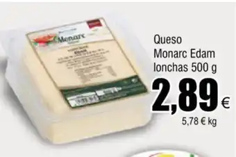FROIZ Queso Monarc Edam lonchas 500g oferta