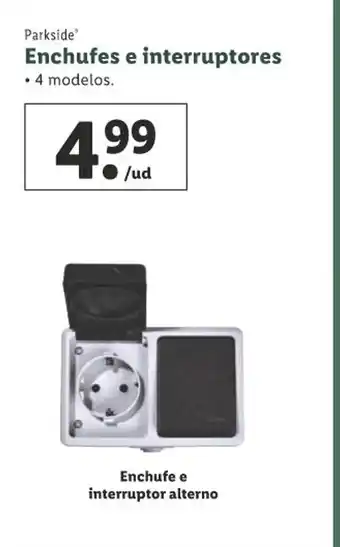 Lidl Enchufes e Interruptores oferta