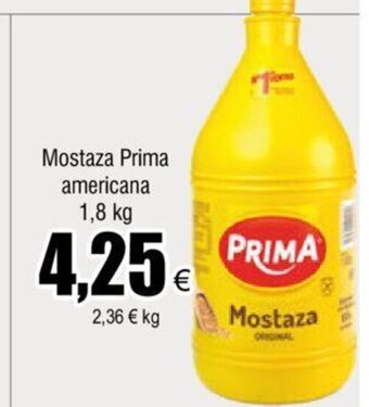 FROIZ Mostaza Prima Americana 1,8 kg oferta