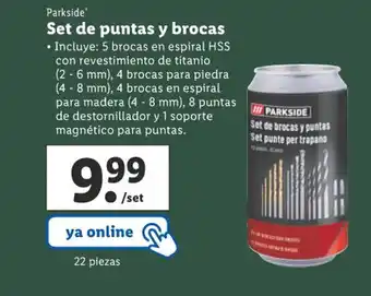 Lidl Set de Puntas y Brocas oferta