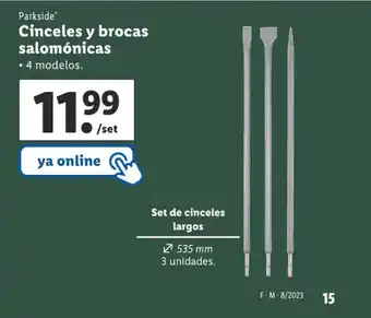 Lidl Cinceles y Brocas Salomónicas oferta