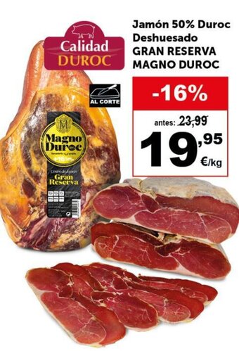 Masymas Jamón 50% duroc Deshuesado Gran Reserva Magno Duroc oferta
