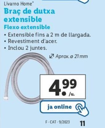 Lidl Braç de Dutxa Extensible oferta