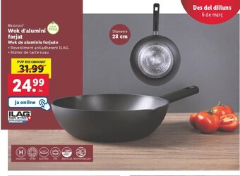 Lidl Wok d'Alumini Forjat oferta