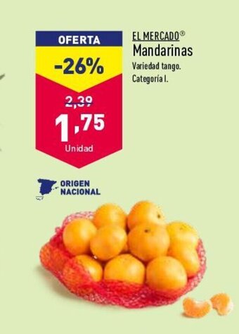 ALDI El Mercado Mandarinas oferta