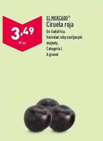 ALDI El Mercado Ciruela Roja oferta