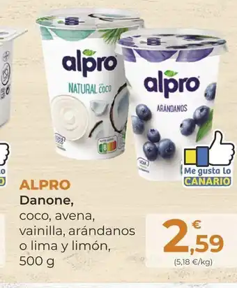 SPAR Gran Canaria Alpro Danone oferta