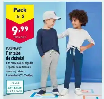 ALDI Pocopiano Pantalón De Chándal oferta