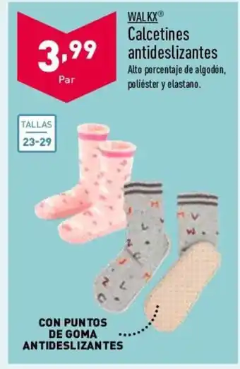 ALDI Walkx Calcetines Antideslizantes oferta