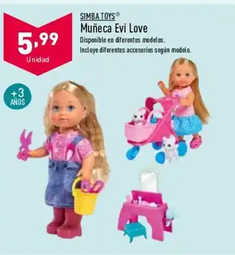 ALDI Simba Toys Muñeca Evi Love oferta