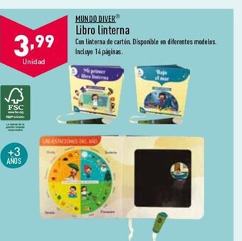 ALDI Mundo Diver Libro Linterna oferta
