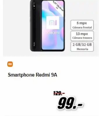 MediaMarkt Smartphone Redmi 9A oferta