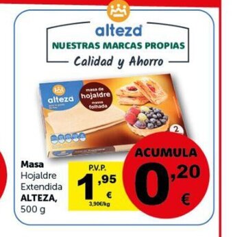 Masymas Masa Hojaldre Extendida Alteza oferta